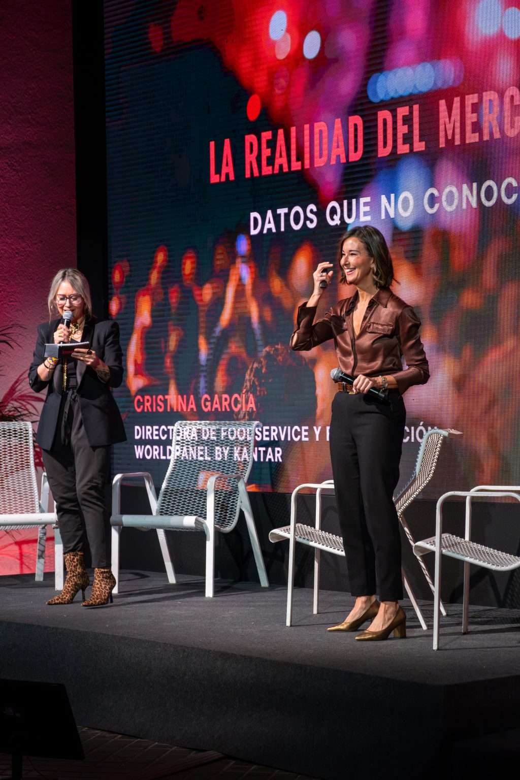 Cristina Garc&iacute;a, Worldpanel by Kantar, durante su ponencia en Disruptiva 2025